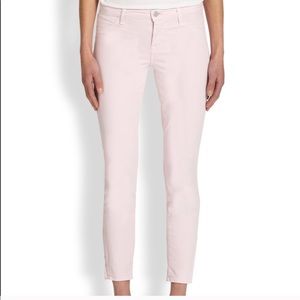 J Brand Ankle-Zip Skinny Jeans